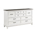 Chesterton Dresser in Brown/White - 1463-5 - FAMSA Furniture (TX)