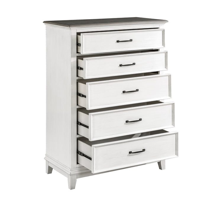 Chesterton Chest in Brown/White - 1463-9 - FAMSA Furniture (TX)