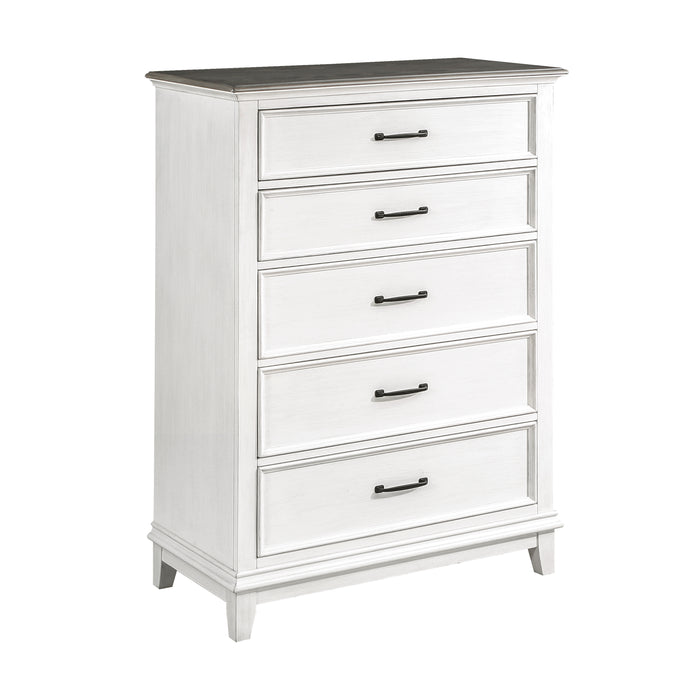 Chesterton Chest in Brown/White - 1463-9 - FAMSA Furniture (TX)