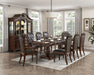 Adelina Dining Table in Cherry/Gold - 1468-108* - FAMSA Furniture (TX)