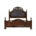 Adelina Eastern King Bed in Cherry - 1468K-1EK - FAMSA Furniture (TX)