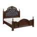 Adelina Eastern King Bed in Cherry - 1468K-1EK - FAMSA Furniture (TX)