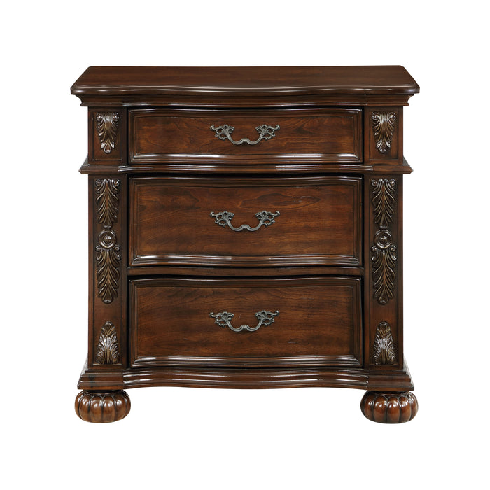 Adelina Nightstand in Cherry - 1468-4 - FAMSA Furniture (TX)