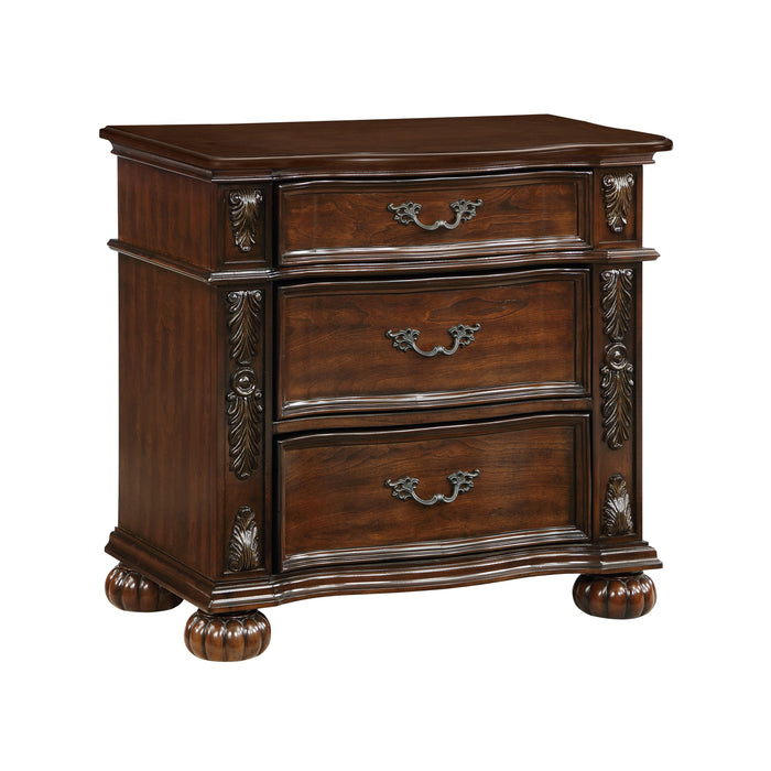 Adelina Nightstand in Cherry - 1468-4 - FAMSA Furniture (TX)