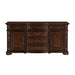Adelina BUFFET/SERVER in Cherry/Gold - 1468-55 - FAMSA Furniture (TX)