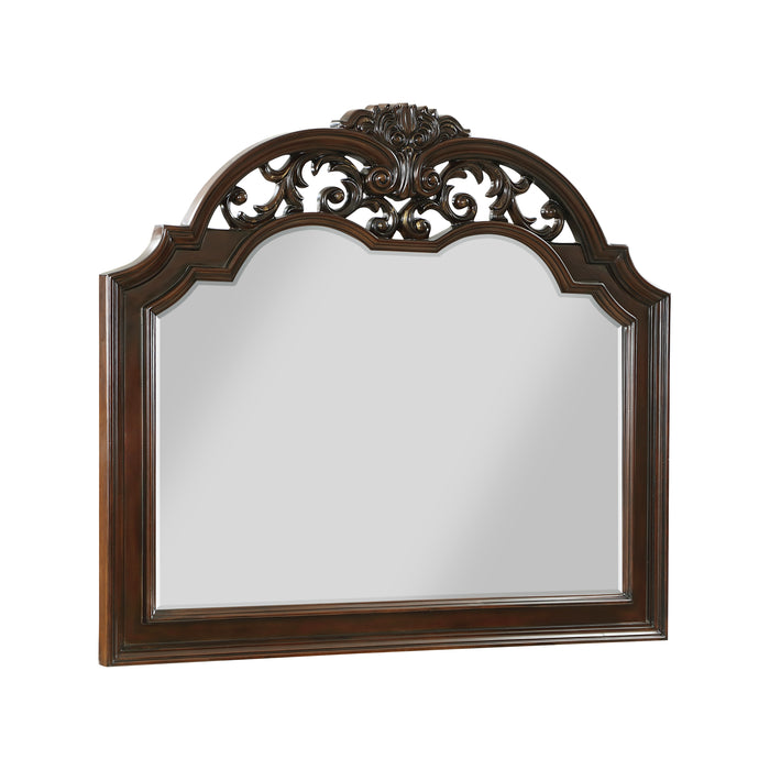 Adelina Mirror in Cherry - 1468-6 - FAMSA Furniture (TX)