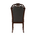 Adelina Side Chair in Cherry/Gold - 1468S - FAMSA Furniture (TX)