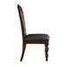 Adelina Side Chair in Cherry/Gold - 1468S - FAMSA Furniture (TX)