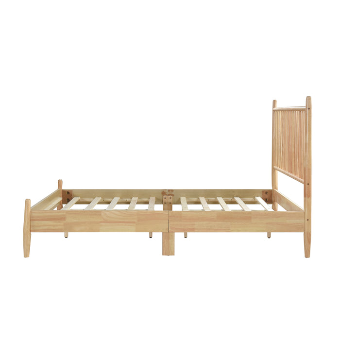 Brickell Full Platform Bed in Natural - 1490F-1 - FAMSA Furniture (TX)