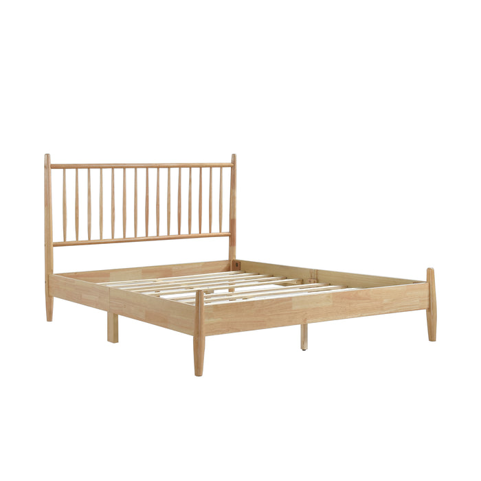 Brickell Full Platform Bed in Natural - 1490F-1 - FAMSA Furniture (TX)