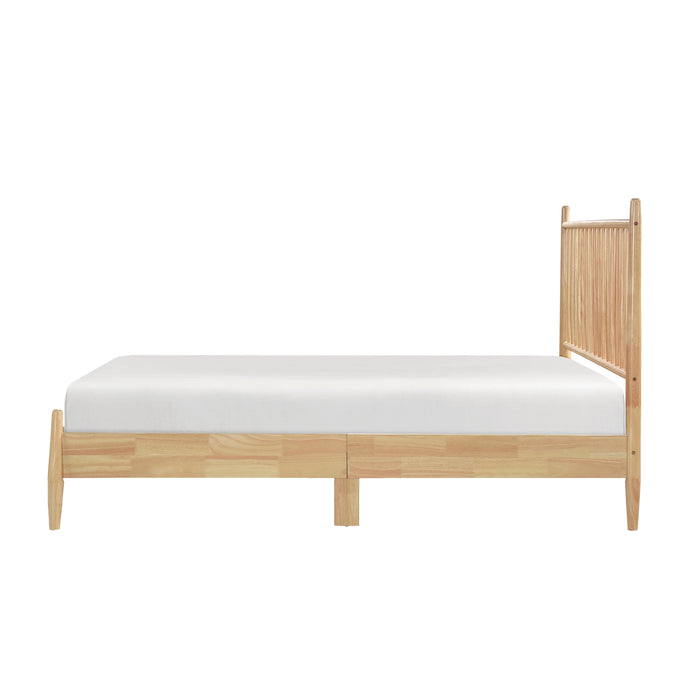 Brickell Full Platform Bed in Natural - 1490F-1 - FAMSA Furniture (TX)