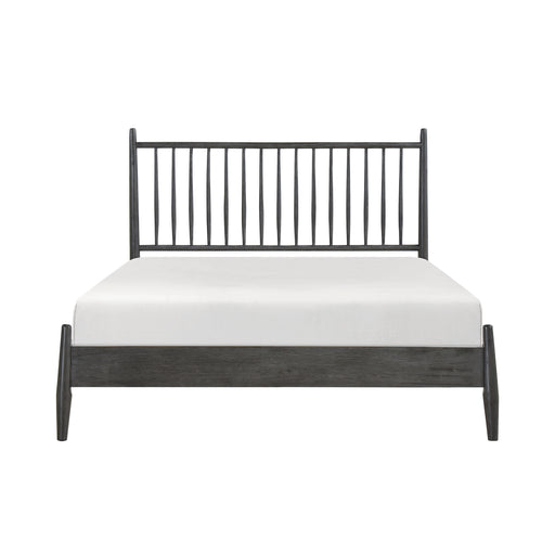 Brickell Queen Platform Bed in Gray - 1490GY-1 - FAMSA Furniture (TX)