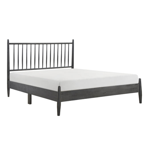 Brickell Queen Platform Bed in Gray - 1490GY-1 - FAMSA Furniture (TX)