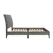 Dade Eastern King Platform Bed in Gray - 1492GYK-1EK - FAMSA Furniture (TX)