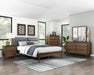 Astrid Nightstand in Brown/Walnut - 1501-4 - FAMSA Furniture (TX)