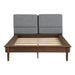 Astrid Queen Platform Bed in Brown/Walnut - 1501-1 - FAMSA Furniture (TX)