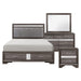 Luster 4pc Set (QB+NS+DR+MR) in Gray - 1505-1*4 - FAMSA Furniture (TX)