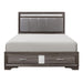 Luster 4pc Set (QB+NS+DR+MR) in Gray - 1505-1*4 - FAMSA Furniture (TX)