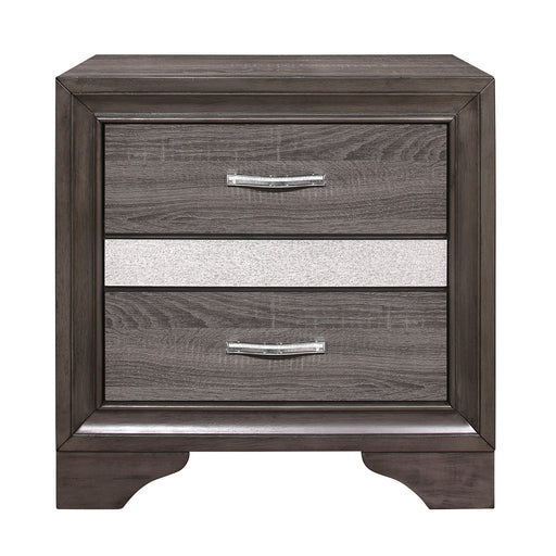 Luster Nightstand in Gray - 1505-4 - FAMSA Furniture (TX)