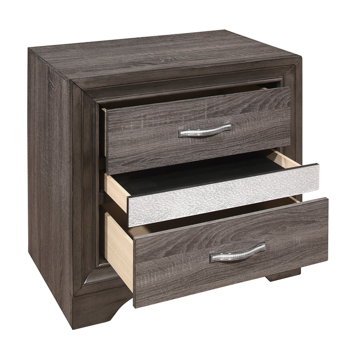 Luster Nightstand in Gray - 1505-4 - FAMSA Furniture (TX)