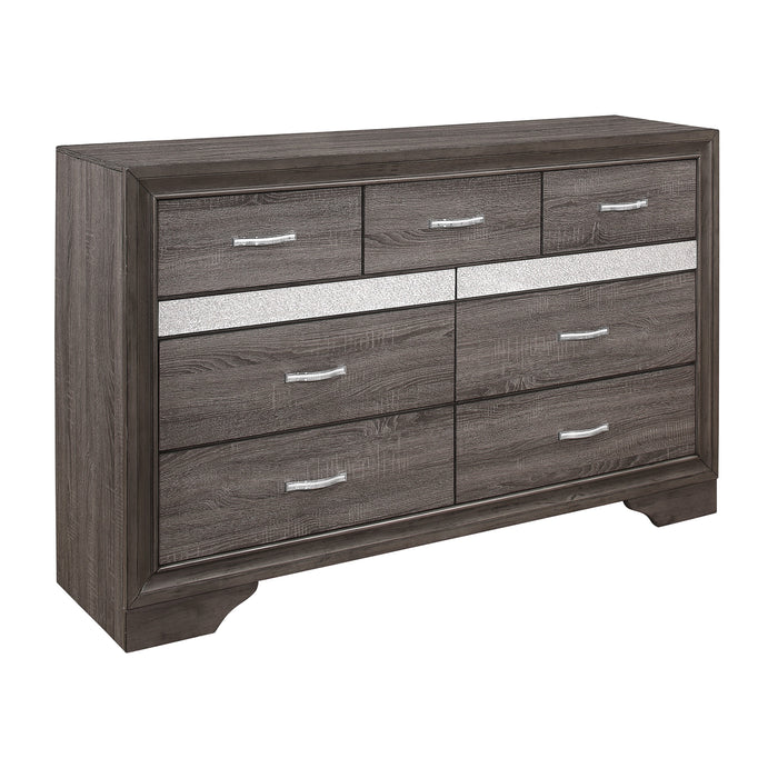 Luster Dresser in Gray - 1505-5 - FAMSA Furniture (TX)