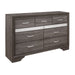 Luster Dresser in Gray - 1505-5 - FAMSA Furniture (TX)