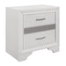 Luster 4pc Set (QB+NS+DR+MR) in White - 1505W-1*4 - FAMSA Furniture (TX)