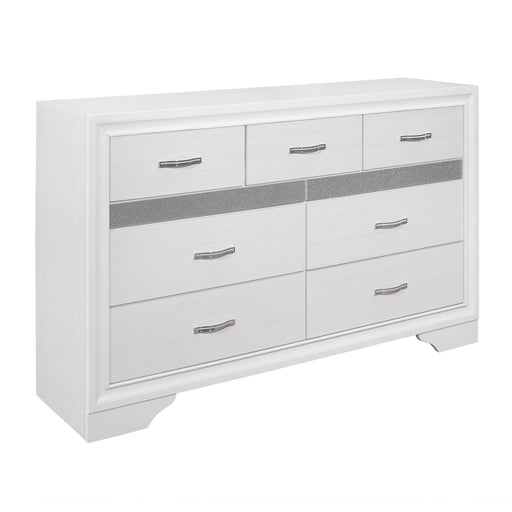 Luster Dresser in White - 1505W-5 - FAMSA Furniture (TX)
