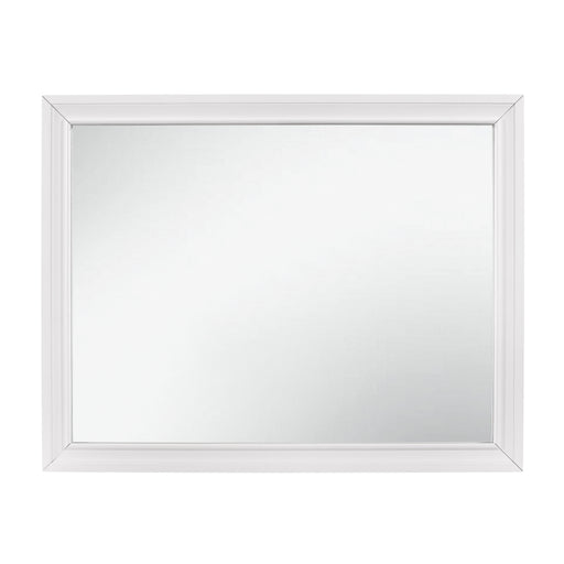 Luster Mirror in White - 1505W-6 - FAMSA Furniture (TX)