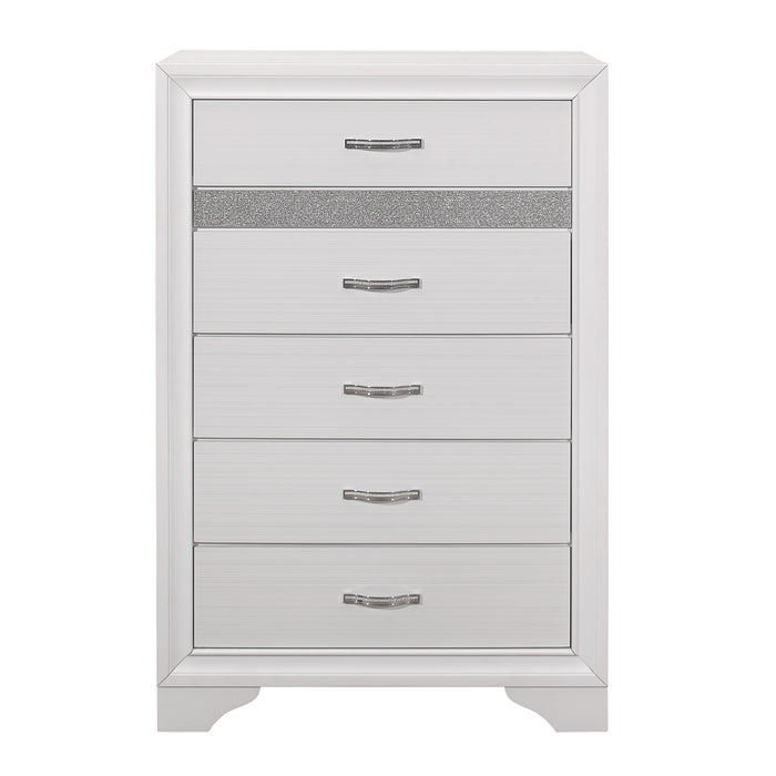 Luster Chest in White - 1505W-9 - FAMSA Furniture (TX)