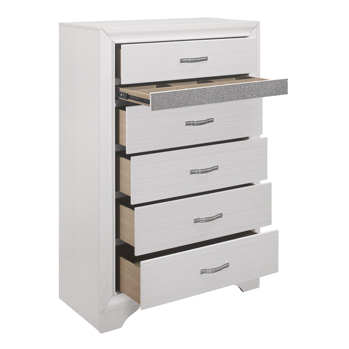 Luster Chest in White - 1505W-9 - FAMSA Furniture (TX)