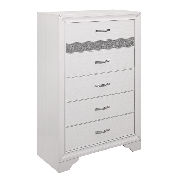 Luster Chest in White - 1505W-9 - FAMSA Furniture (TX)