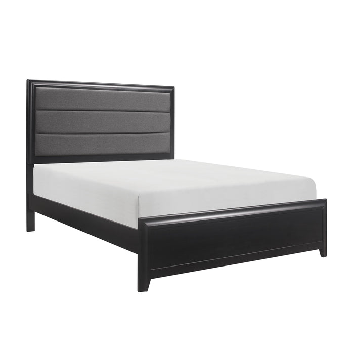 Cordelia Queen Bed in Espresso/Gray - 1517-1 - FAMSA Furniture (TX)
