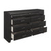 Cordelia Dresser in Espresso/Gray - 1517-5 - FAMSA Furniture (TX)