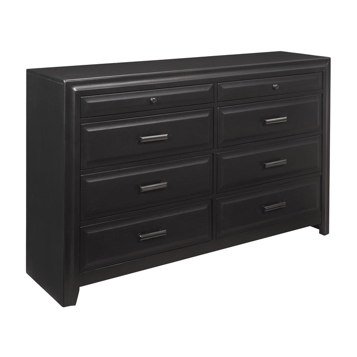 Cordelia Dresser in Espresso/Gray - 1517-5 - FAMSA Furniture (TX)
