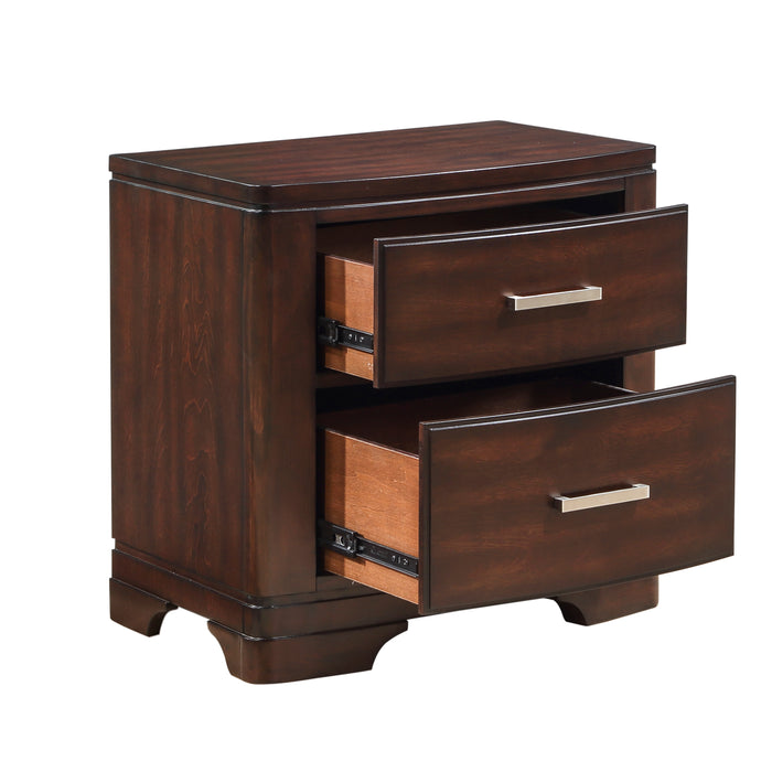 Hudson Nightstand in Cherry - 1520CH-4 - FAMSA Furniture (TX)