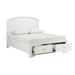 Hudson Full Platform Bed with Footboard Storage in White - 1520WHF-1 - FAMSA Furniture (TX)