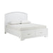 Hudson Full Platform Bed with Footboard Storage in White - 1520WHF-1 - FAMSA Furniture (TX)