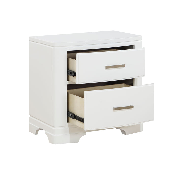 Hudson Nightstand in White - 1520WH-4 - FAMSA Furniture (TX)