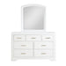 Hudson Mirror in White - 1520WH-6 - FAMSA Furniture (TX)