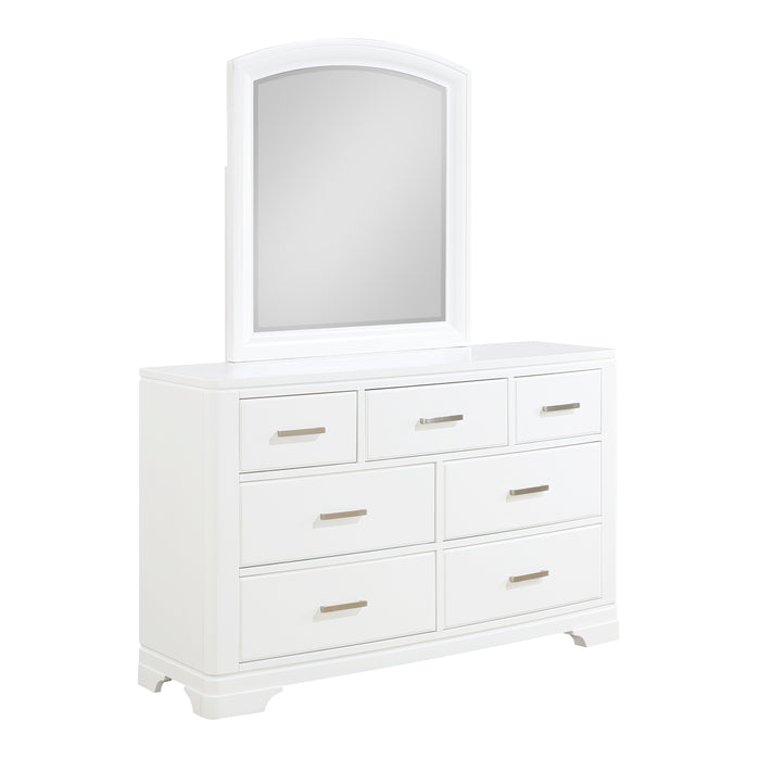 Hudson Mirror in White - 1520WH-6 - FAMSA Furniture (TX)
