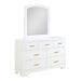 Hudson Mirror in White - 1520WH-6 - FAMSA Furniture (TX)