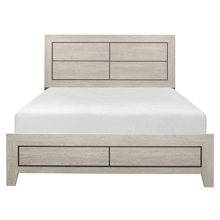 Quinby 4pc Set (QB+NS+DR+MR) in Brown - 1525-1*4 - FAMSA Furniture (TX)