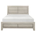 Quinby 4pc Set (QB+NS+DR+MR) in Brown - 1525-1*4 - FAMSA Furniture (TX)