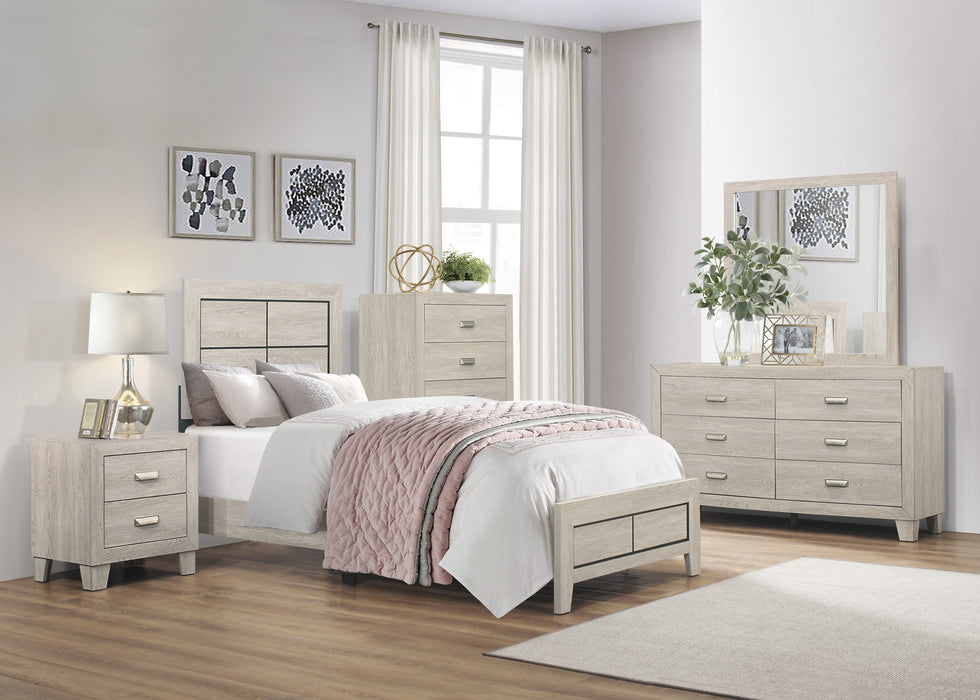 Quinby Twin Bed in Brown - 1525T-1 - FAMSA Furniture (TX)