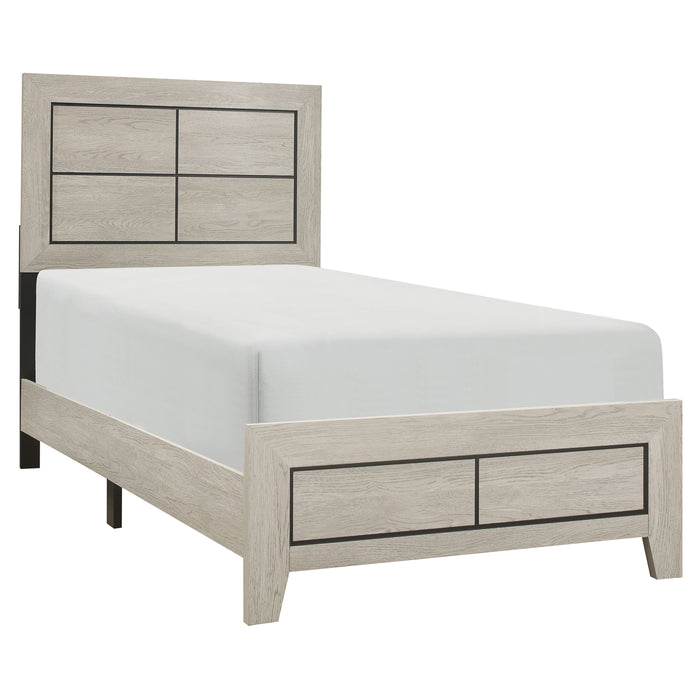 Quinby Twin Bed in Brown - 1525T-1 - FAMSA Furniture (TX)