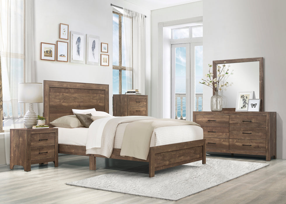 Corbin Full Bed in a Box in Brown - 1534F-1 - FAMSA Furniture (TX)