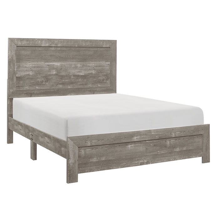 Corbin 4pc Set (QB+NS+DR+MR) in Gray - 1534GY-1*4 - FAMSA Furniture (TX)