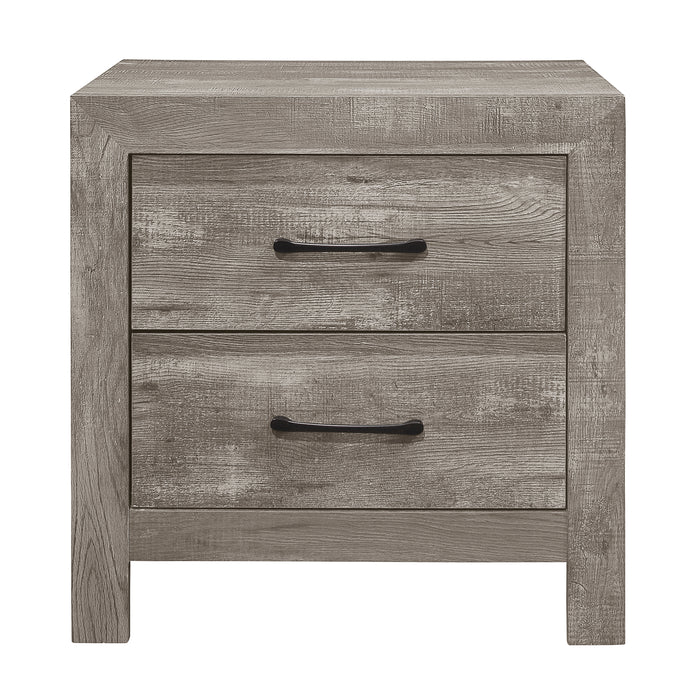 Corbin 4pc Set (QB+NS+DR+MR) in Gray - 1534GY-1*4 - FAMSA Furniture (TX)