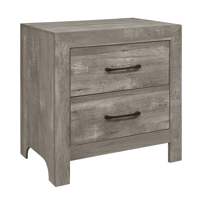 Corbin 4pc Set (QB+NS+DR+MR) in Gray - 1534GY-1*4 - FAMSA Furniture (TX)